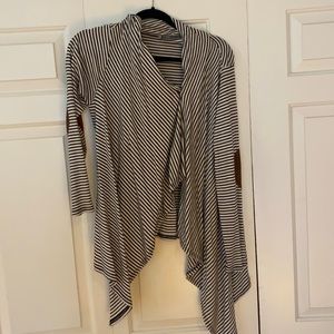 Striped jersey sweater